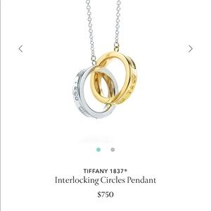 Tiffany & co interlocking circles necklace